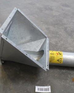 Down gate 102-D85/D27 45deg M&M